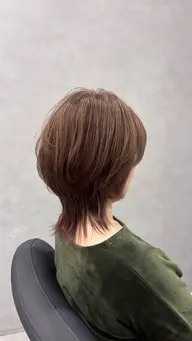 ボブウルフ、ボブレイヤー カット💇♀️🤎