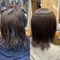 カット＋髪質改善ストレート＋イルミナカラー＋特許髪質改善トリートメント