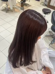 透明感イルミナカラー🥣🩵 ➕カット➕2Stepトリートメント