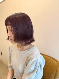 カット+ブリーチなしダブルカラー