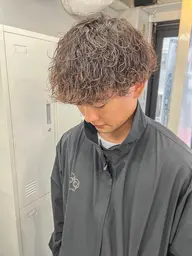【メンズ限定】🌊カット+波巻きパーマ+トリートメント🌊