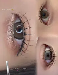 根元からしっかり立ち上げるまつ毛パーマ🩷