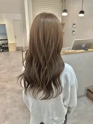 【ダメージレス透明感カラー】カット＋ブリーチなしのダブルカラー🌱