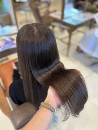 💙 ✧︎4月限定クーポン❕✧︎ 透明感カラー＋髪質改善トリートメント 💙