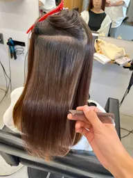 平日ミニモ限定⭐️縮毛矯正(NORTY美髪縮毛矯正)+バイカルテトリートメント！