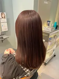 【☆髪質改善☆】 小顔カット + カラー+オージュアトリートメント＋超音波ケアプロ　23100円→12980円