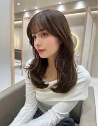 👑平日限定👑カット🫧 +髪質改善カラー✨+髪質改善トリートメント¥15900