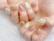 ⭐️新規ソフトジェルオフ無料 🎀定額デザイン90分🎀ハンドシンプル定額デザイン　パラジェル&フィルイン ➕1000円