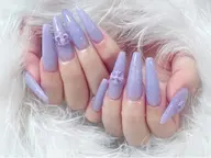 【オフあり】アクリルスカルプワンカラー＋ストーン10粒まで