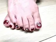オフなし、フットネイルモデル募集中。