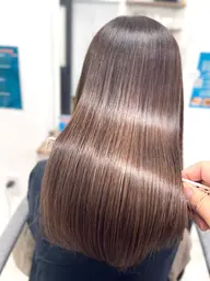 【長持ち☆髪質改善】毛髪診断5ステップ酸熱TR+カット+カラー　　　￥16400