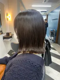 ♦️🧬【リピーター様】🧬♦️似合わせカット＋ケアカラー＋髪質改善システムトリートメント＋超音波アイロン