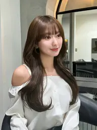 当日予約限定❣️カットカラートリートメント🩵超音波アイロン付き🫧韓国