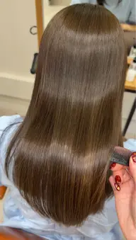 期間限定🪄[みんなが憧れるうる艶髪に…✨🎀💭]カシミヤトリートメント💕➕ストレート仕上げ‼️