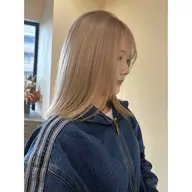 【🎀minimo限定価格🎀】リタッチブリーチ＋似合わせカラー　1stepトリートメント