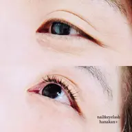 まつ毛エクステ100本（フラットラッシュ）コーティング付き