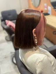 イヤリングorフェイスフレーミング‼️全体カラー込み💟