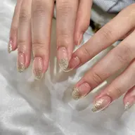 ハンドオフなしワンカラー、ラメグラ🌼💛