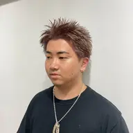 カット×メンズダブルカラー