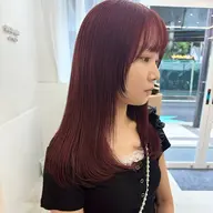 カット＋透明感カラー＋髪質改善ストレート