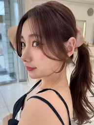 🔷【結んでも可愛い】🔷 前髪カット(顔まわりカット) 🇰🇷韓国風ヘアや顔まわりレイヤーが得意です🙆