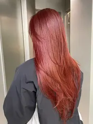 【ミニモ限定】🪄大人気赤髪ヘアに🫧艶々最高級トリートメント付き🤍ミニモ学割
