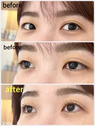 上まつ毛パーマ🫧アイシャンプー付き🫧似合わせ前髪カット✂️