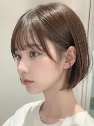 "ミニモ限定＂前髪cut✂️＋前髪縮毛矯正✨