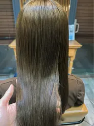 【ミニモ限定】カット＋ブリーチなし超透明感ダブルカラー→¥12,000