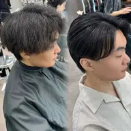 カット+清潔感のでる縮毛矯正