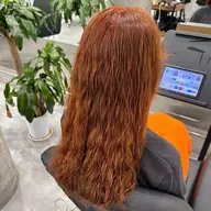 《🐶ダメージなし🐶》ブリーチ無しダブルカラー+高発色エドルカラー+トリートメント+毛先カット付き🫧