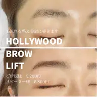 【HBL】ハリウッドブロウリフト★骨格診断＋眉WAX＋眉スタイリング