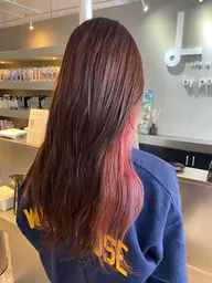 イヤリングカラー(耳上のみのインナーカラー)