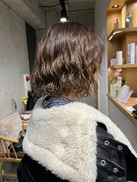 ブリーチ履歴ありパーマ