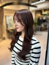 🌼minimo価格限定🌼ヘアカラー＋前髪カット✂️