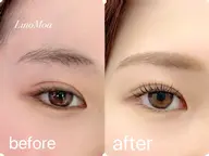 【 OPEN価格】美眉スタイリングWAX 脱毛&うる艶トリートメントパーマ❤️間引【毛量調整+500円】