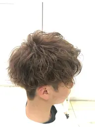 💖モテ髪💖メンズカット+パーマ+カラー¥15400