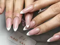 💖💖【ジェルオフ無料】チップ長さだし★フレンチ/マグネットフレンチ【ベース一色付】¥10980