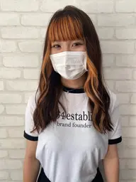 ✨フルカラー＋インナーカラー＋生オイルトリートメント✨（ブリーチ込み）（フルカラー込み）