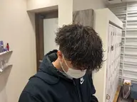 メンズ特殊パーマ【波巻き•ツイストスパイラル】カット➕パーマ
