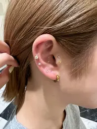 【ペア割👭💖】耳ツボジュエリー8粒💍💫💫¥4500(1人¥2250)