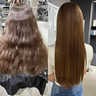 ❄️美髪メニュー❄️髪質改善酸性縮毛矯正＋カット＋高保湿トリートメント❄️