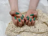 【✨オフ無し✨】💕10本指長さだし(チップのみ)マグネット／フラッシュネイル