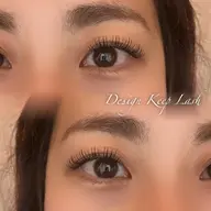 【マツエク】デザインキープラッシュ100束＊フラットラッシュ120本程のボリューム＊