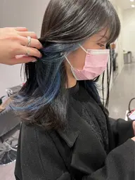 カット✂️インナーカラー🪻🫧(全体カラー＋インナーブリーチ＋カラー)＋美潤トリートメント🪼