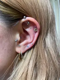 よもぎ蒸し＋耳つぼジュエリー（ストーン8粒以内）