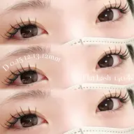 フラットラッシュ100本　オフ＋コーティング込