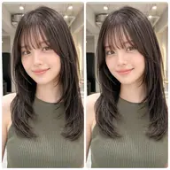 カット✂️＋カラー＋酸熱トリートメント💭ྀི《仕上げにアイロンして後ろ姿から綺麗に✨️》