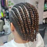 【地毛のみ/メンズ】コーンロウ　全頭　8~10本