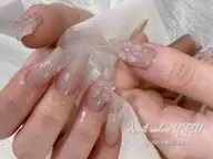 🦐チップスカルプワンカラーラメグラデ＋アートパーツ二つプレゼント¥10480